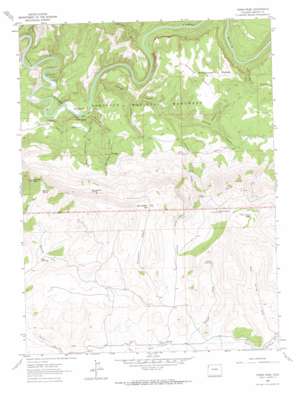 Tanks Peak USGS topographic map 40108d7