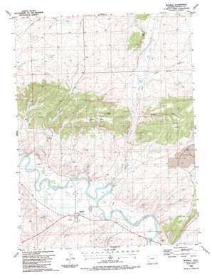Canyon Of Lodore USGS topographic map 40108e1