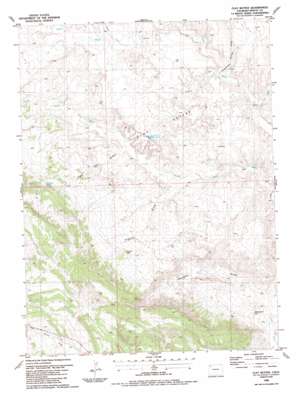 Clay Buttes topo map