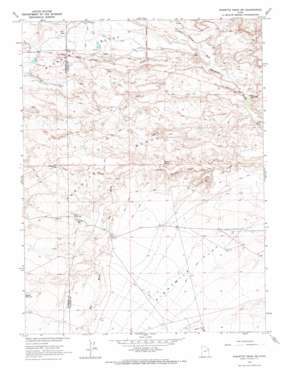 Pariette Draw SW USGS topographic map 40109a8