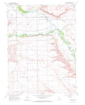 Randlett USGS topographic map 40109b7