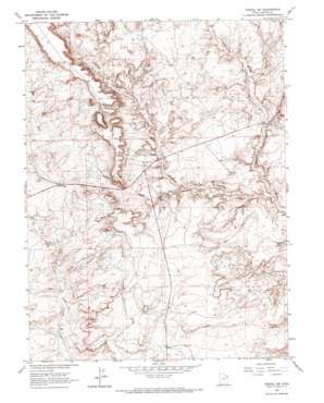 Vernal SW USGS topographic map 40109c6