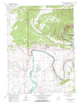 Dinosaur Quarry USGS topographic map 40109d3