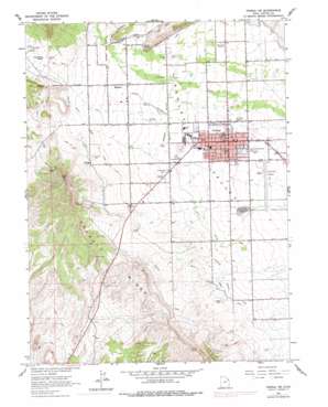 Vernal NE USGS topographic map 40109d5