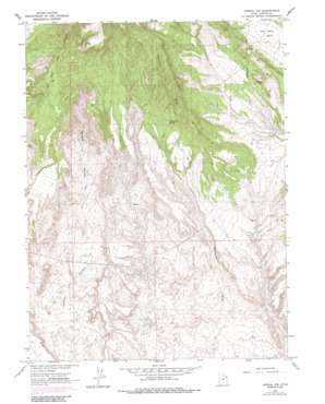 Vernal NW USGS topographic map 40109d6