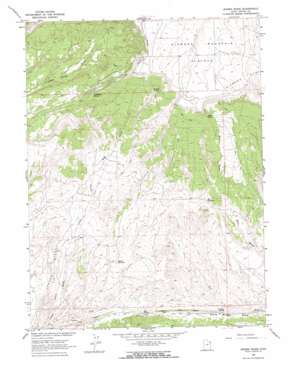 Jensen Ridge USGS topographic map 40109e3