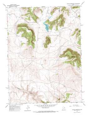 Crouse Reservoir USGS topographic map 40109f2