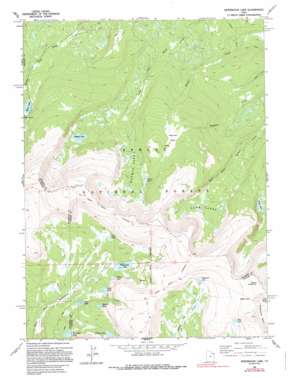 Whiterocks Lake USGS topographic map 40109g8