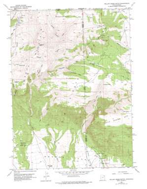 Willow Creek Butte topo map
