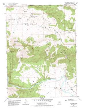 Clay Basin topo map