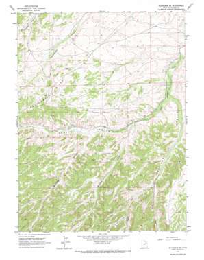 Duchesne SE USGS topographic map 40110a3