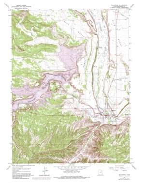 Duchesne USGS topographic map 40110b4