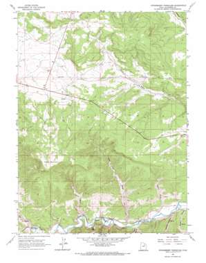 Strawberry Pinnacles USGS topographic map 40110b6