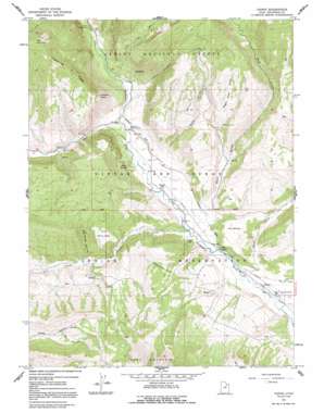 Hanna USGS topographic map 40110d7