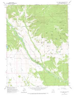 Dark Canyon USGS topographic map 40110e1