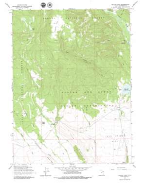Heller Lake topographic map 1:24,000 scale, Utah
