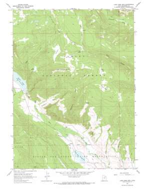 Lake Fork Mountain USGS topographic map 40110e4