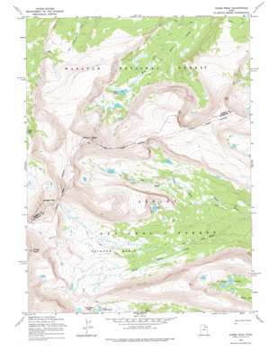 Kings Peak USGS topographic map 40110g3