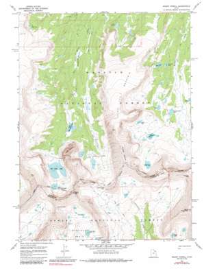 Mount Powell topo map