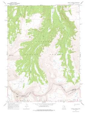 Mount Lovenia USGS topographic map 40110g5