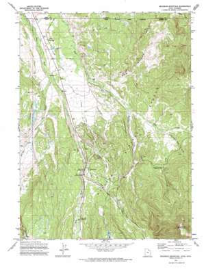 Deadman Mountain USGS topographic map 40110h7