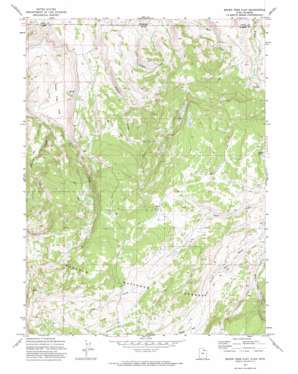 Seven Tree Flat USGS topographic map 40110h8