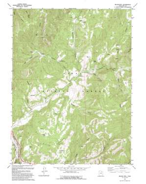 Billies Mountain USGS topographic map 40111a4
