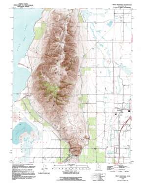 West Mountain USGS topographic map 40111a7