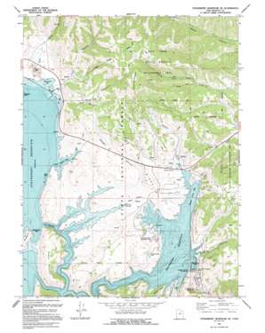 Strawberry Reservoir NE USGS topographic map 40111b1