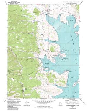 Strawberry Reservoir NW USGS topographic map 40111b2