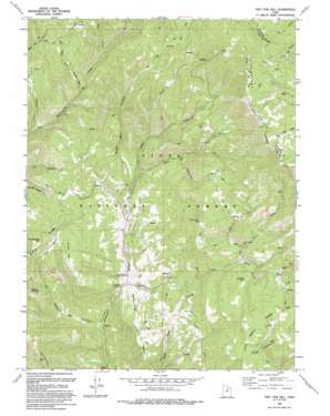 Two Tom Hill topo map