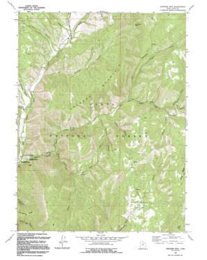 Granger Mountain USGS topographic map 40111b4