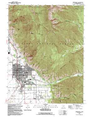 Springville USGS topographic map 40111b5