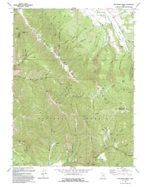 Wallsburg Ridge USGS topographic map 40111c4