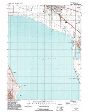 Pelican Point USGS topographic map 40111c7