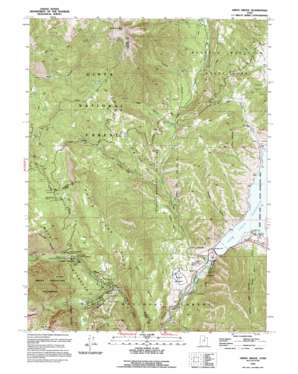 Aspen Grove topo map