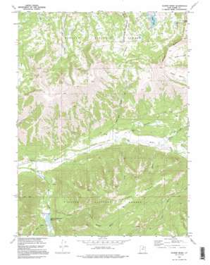 Slader Basin topo map