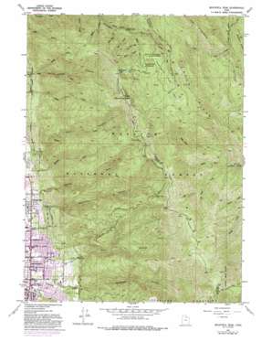 Bountiful Peak USGS topographic map 40111h7