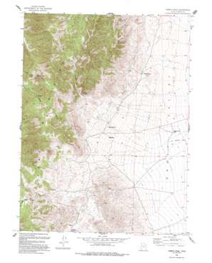 Tabbys Peak USGS topographic map 40112d8