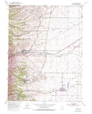 Copperton USGS topographic map 40112e1