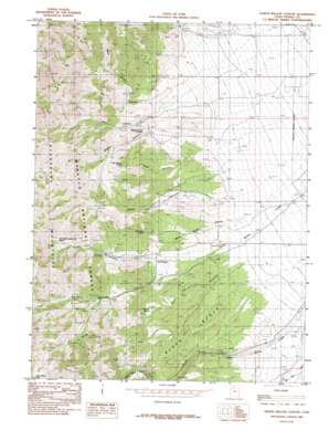 North Willow Canyon topo map