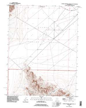 Dugway Proving Ground Sw topo map