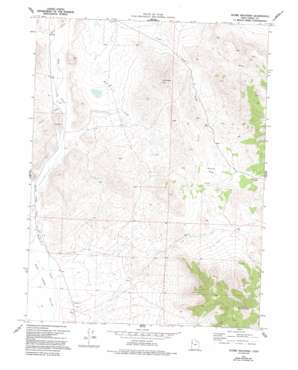 Ochre Mountain USGS topographic map 40113b8