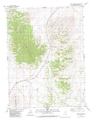 Boone Canyon USGS topographic map 40114b4