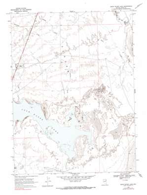 Snow Water Lake USGS topographic map 40114g8