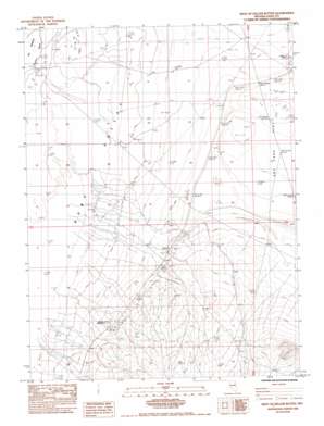 West of Delcer Buttes USGS topographic map 40115d2
