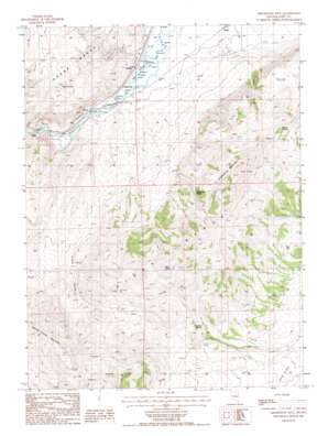 Grindstone Mountain topo map