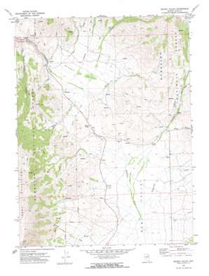 Secret Valley USGS topographic map 40115g2