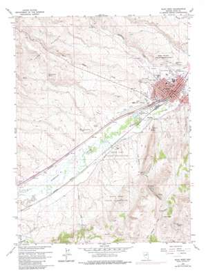 Elko West USGS topographic map 40115g7