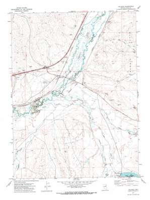 Halleck topo map